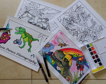 Dino Coloring Book No. 1