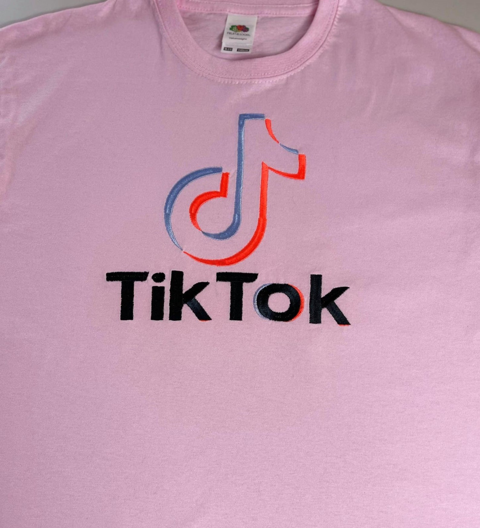 Tik Tok T Shirt Embroidered T Shirtkids T Shirt Teenager Etsy