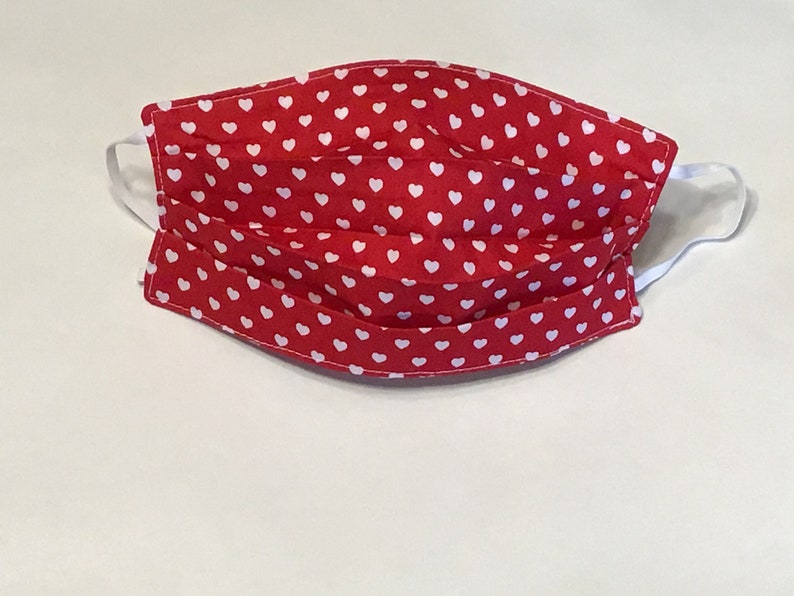 Washable Mask/ Face Mask With Nose Wire/ Reusable Mask/ Red Etsy