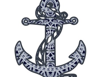 Download Mandala Anchor Svg Etsy