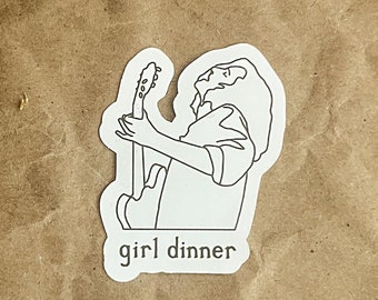 Adesivo musicale per cena tra ragazze