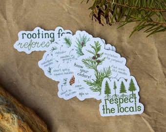Treemendous Sticker Pack // Opaco resistente all'acqua e alle intemperie