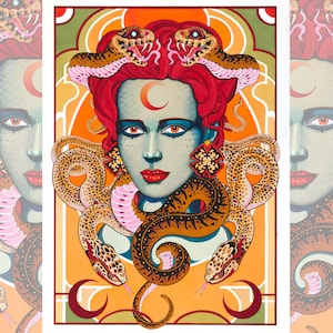 プリント: ラミア、蛇女