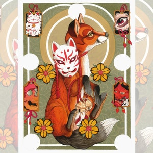 Print: Kitsune Love