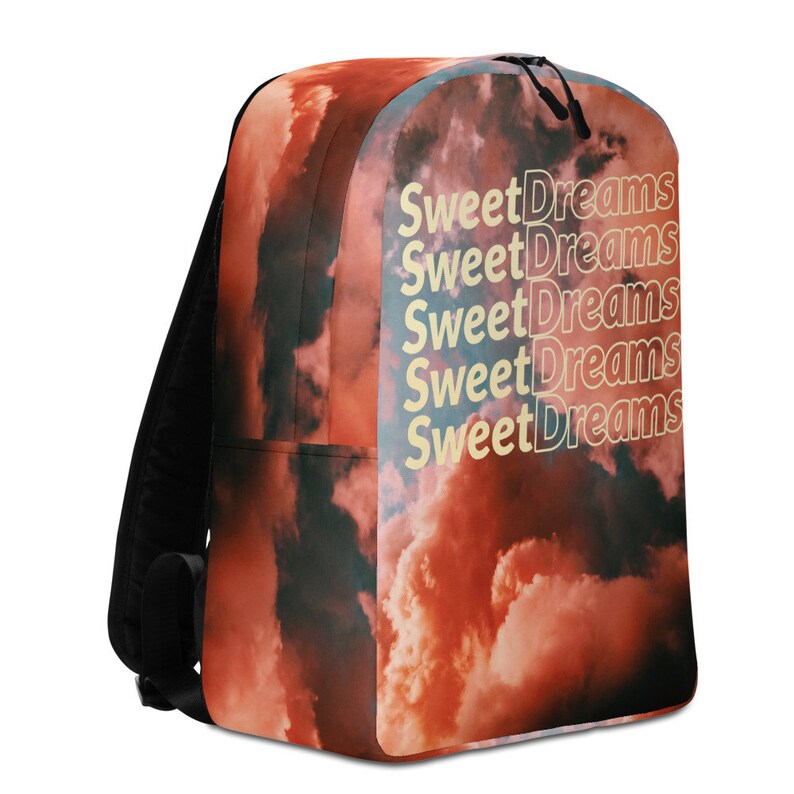 Sweet Dreams Backpack laptop pocket inside water resistant