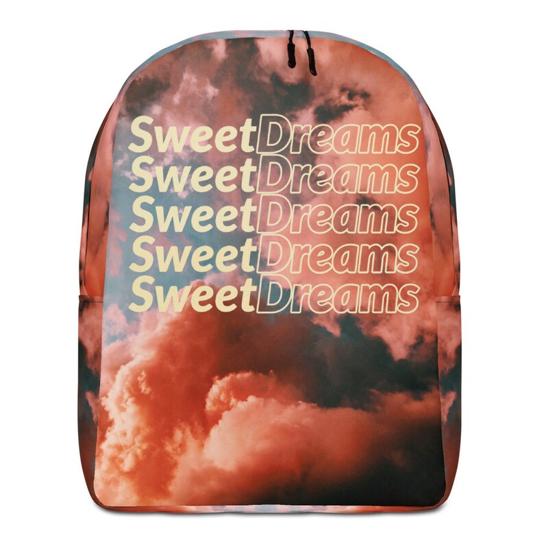 Sweet Dreams Backpack laptop pocket inside water resistant