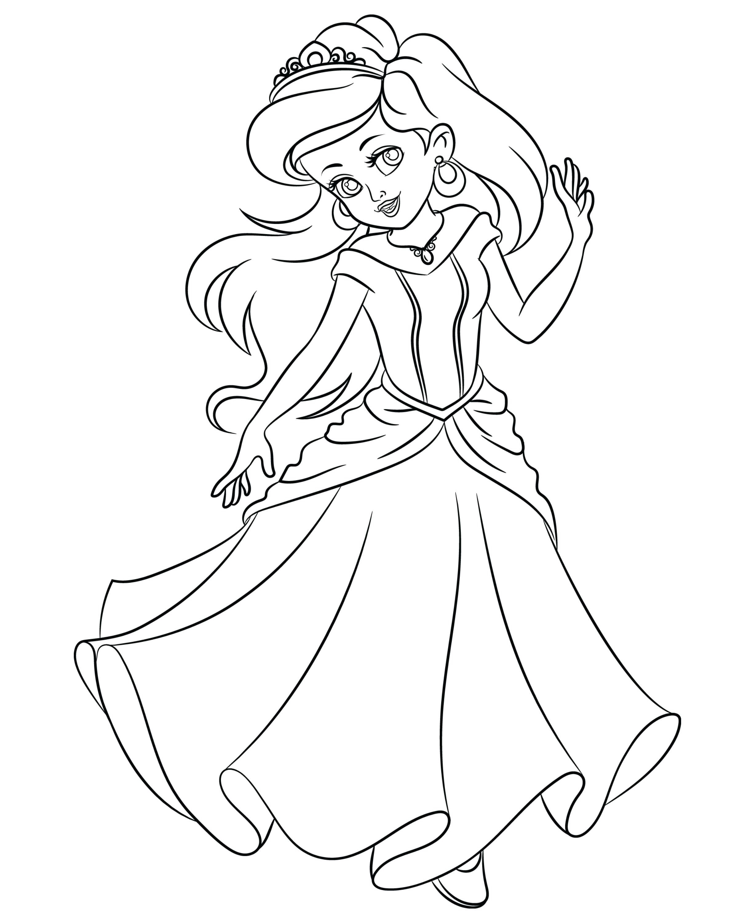 Princess Coloring Pages for Kids Coloring Pages for Girls | Etsy