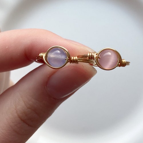 Wire Wrapped Rings - Etsy