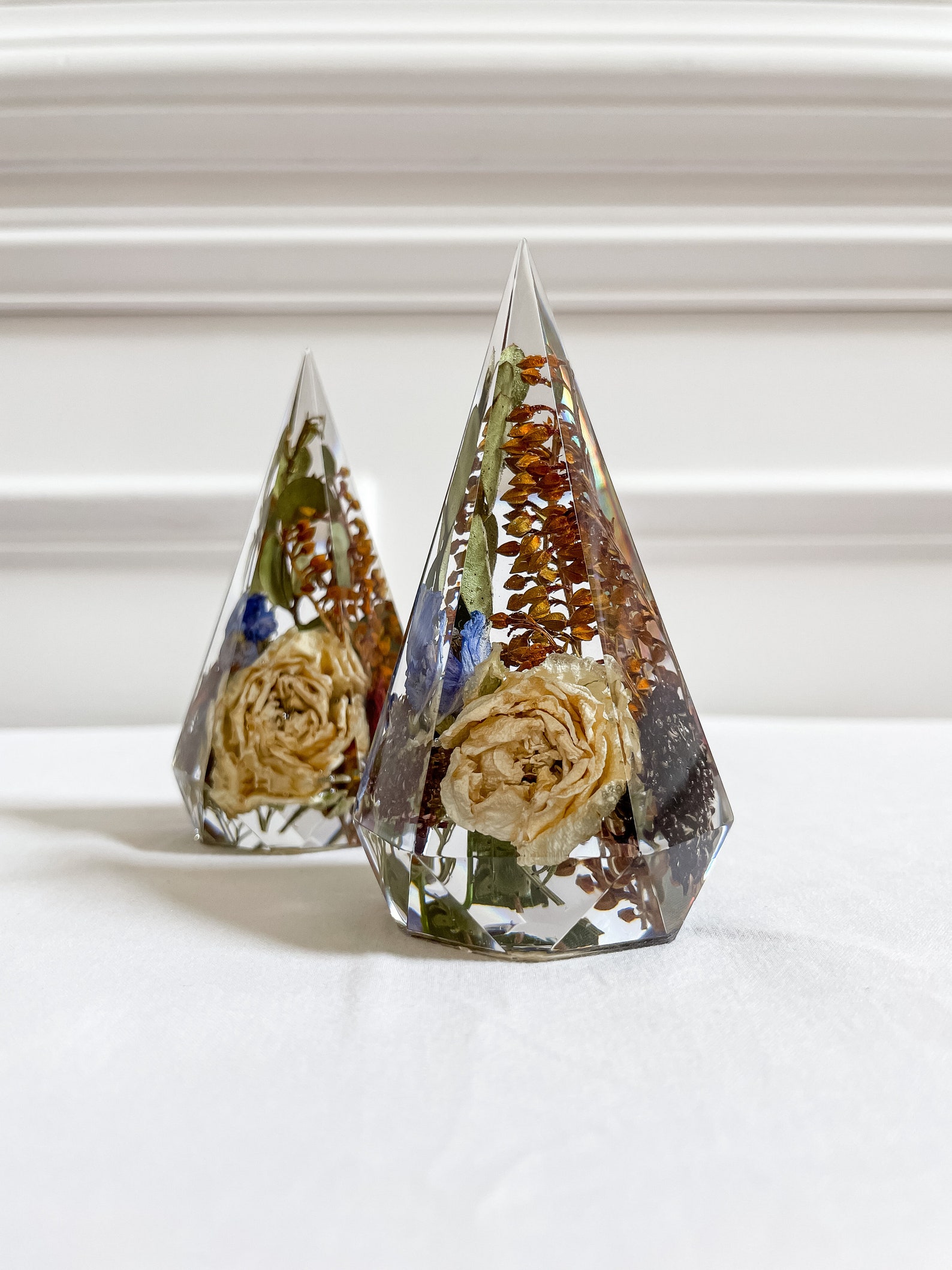 Custom Ring Holder With Dried Flowers Only Resin Ring Holder Etsy