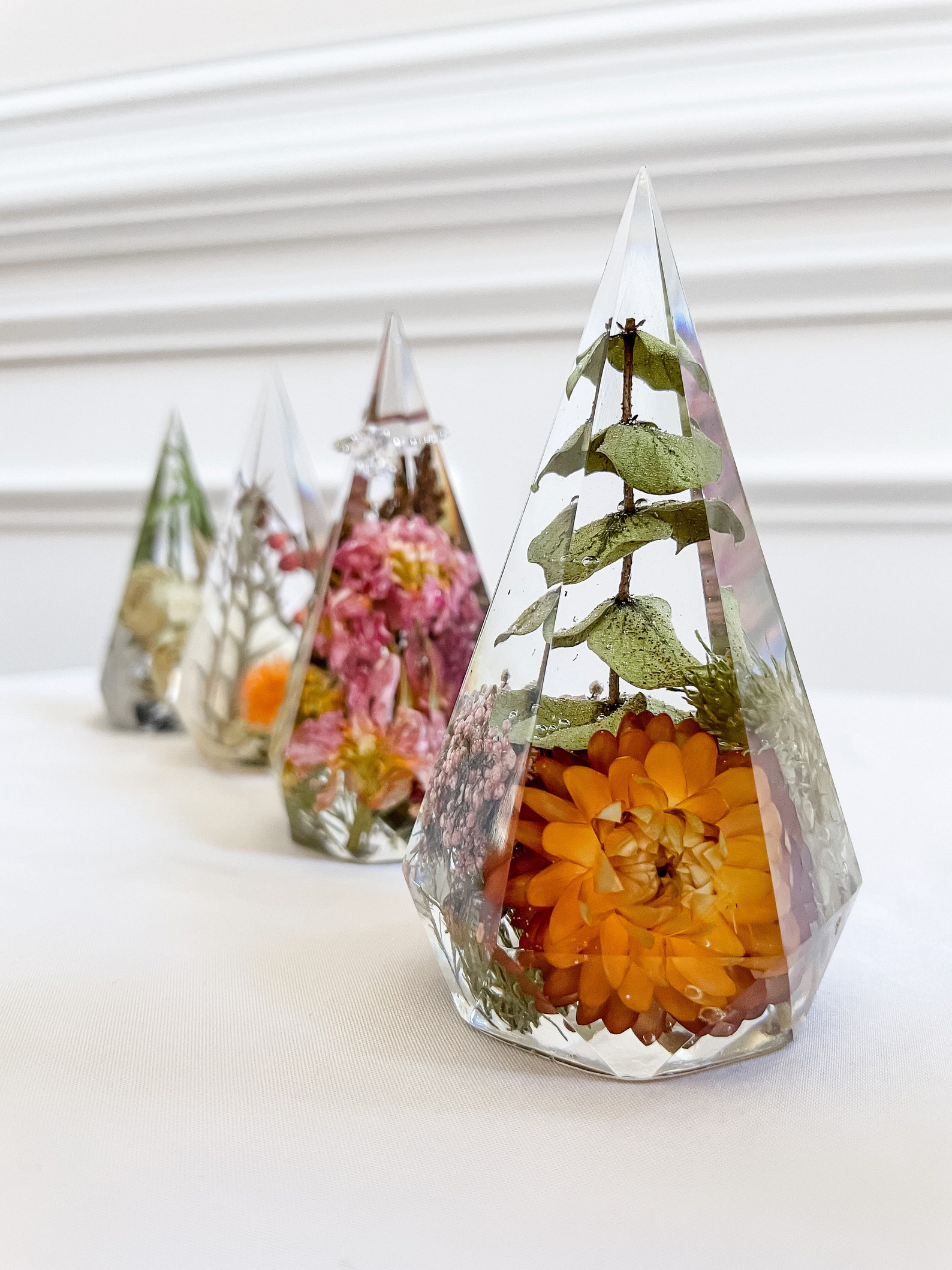 Custom Ring Holder With Dried Flowers Only Resin Ring Holder Etsy