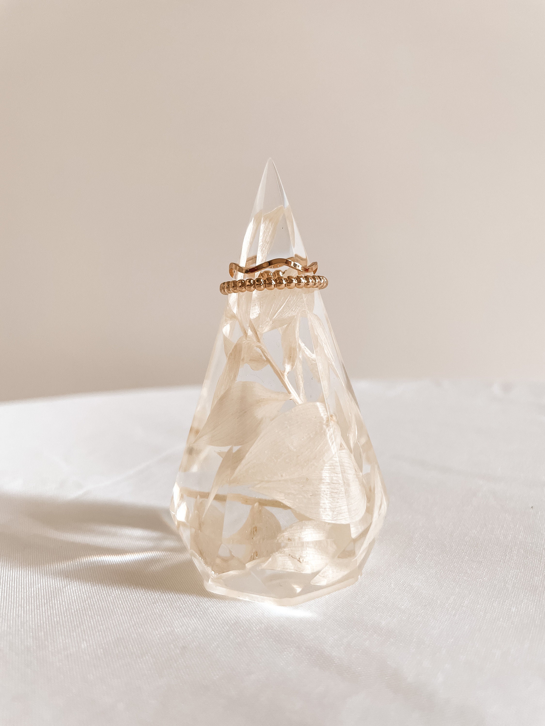 Resin Ring Holder Floral Ring Holder Diamond Ring Holder Etsy