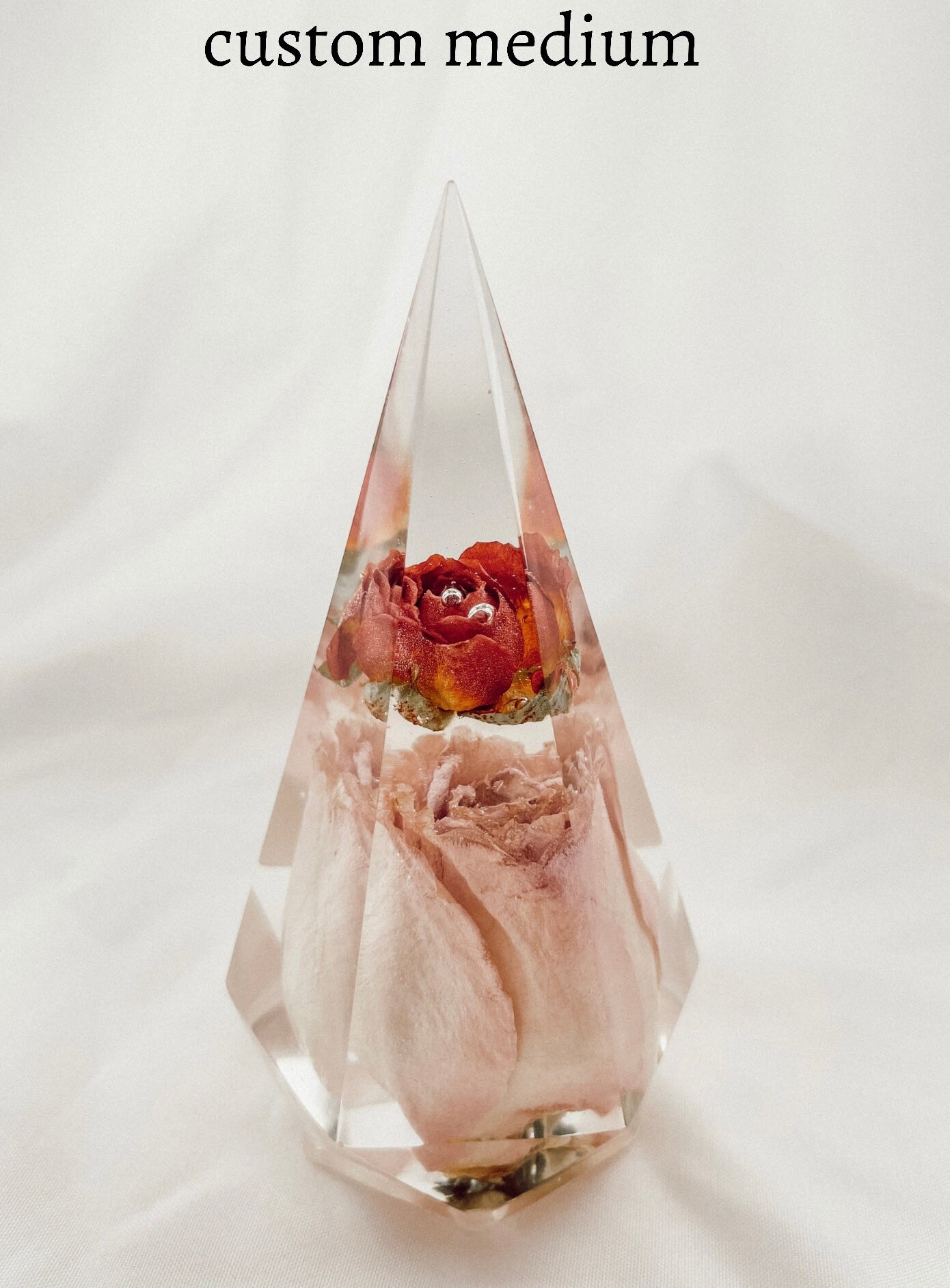 Resin ring holder floral ring holder diamond ring holder Etsy