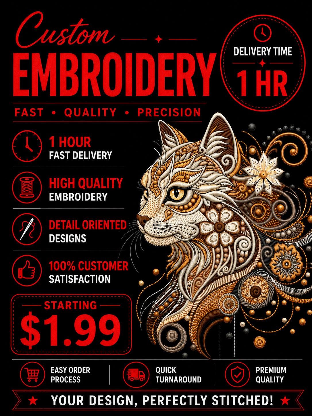 Custom Embroidery Digitizing, Logo Digitizing, Embroidery Digitizing ...