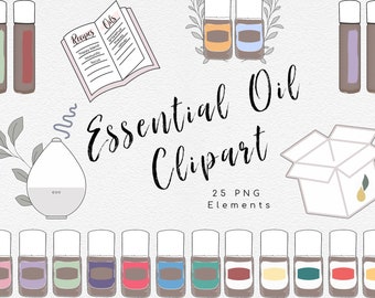 Essential Oil Clipart, Young Living Essential Oil Graphics, Illustrations for Instagram Story Highlights