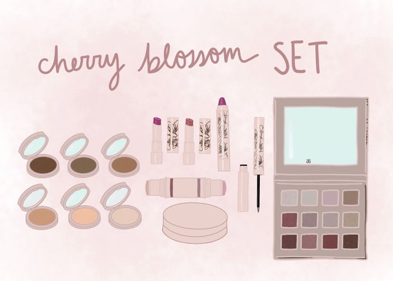 Graphics for Social Media Set 1. Nutrition and Supplement Clipart Makeup Clipart Illustrations for Instagram Story Highlights