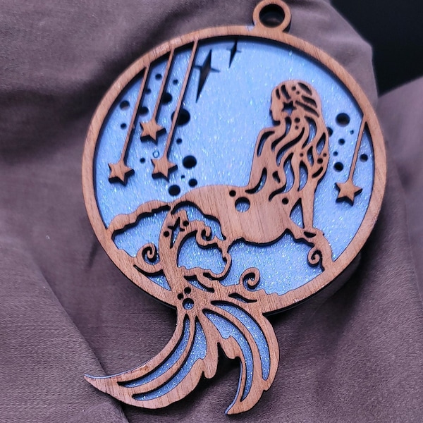 Starlight mermaid ornament