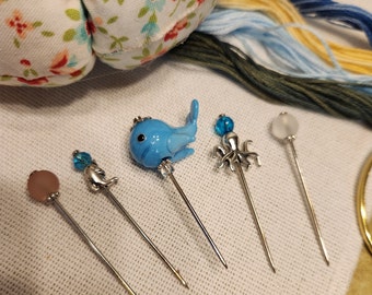 Whale Decrotive Pins