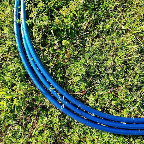 Blue 5/8" HDPE Blacklight Reflective Hula Hoop