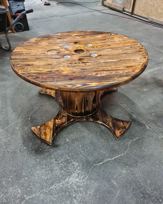 Cable reel table for sale discount