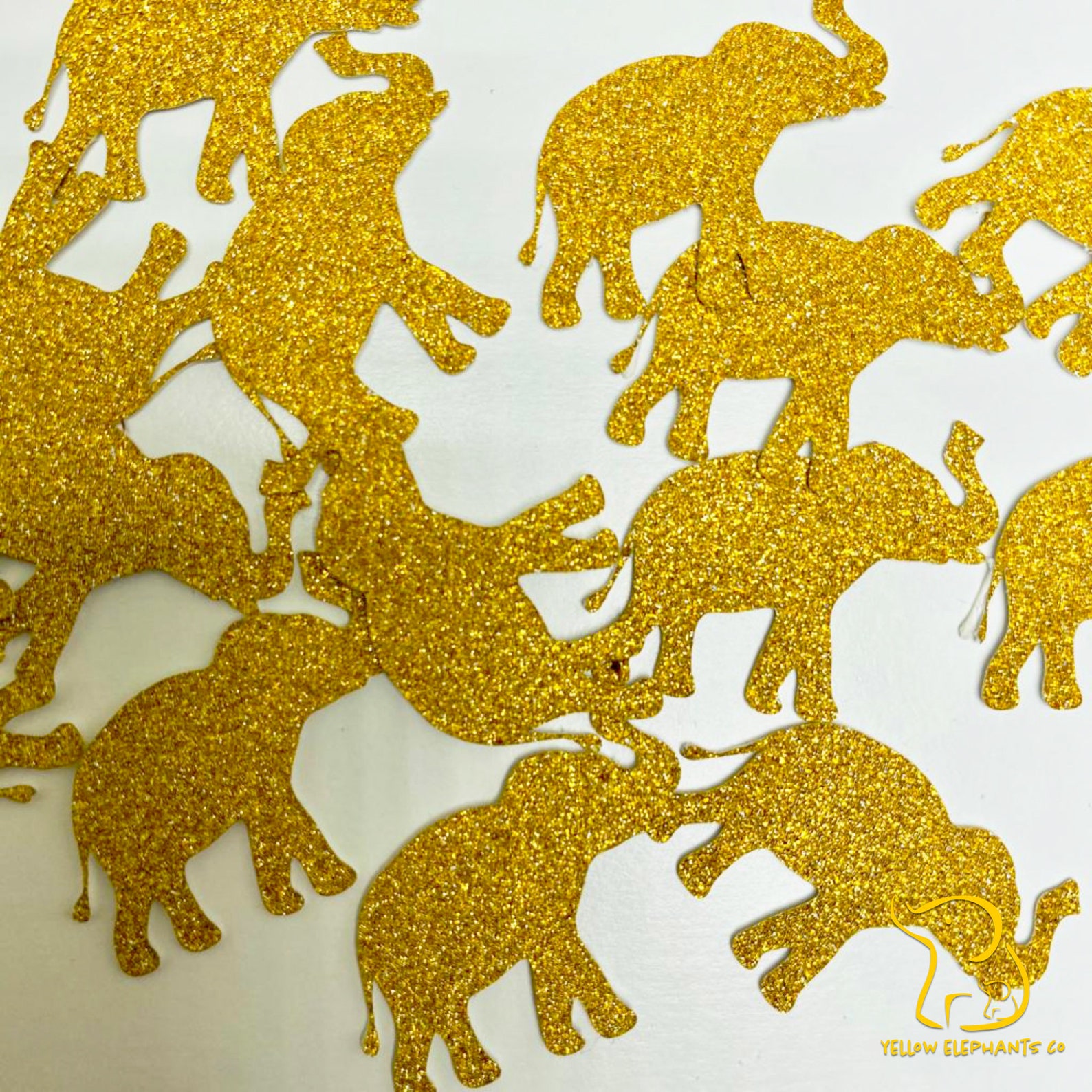 Elephant Confetti Table Decorations Birthday Party Etsy