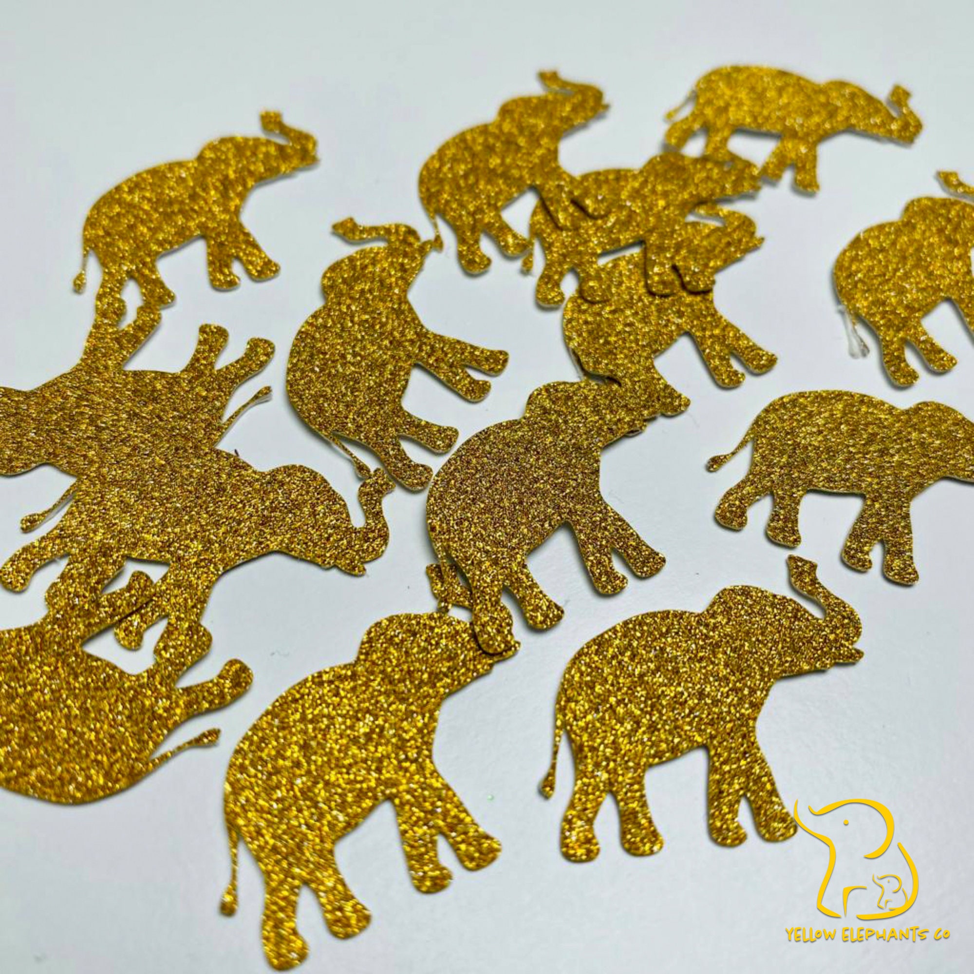 Elephant Confetti Table Decorations Birthday Party Etsy