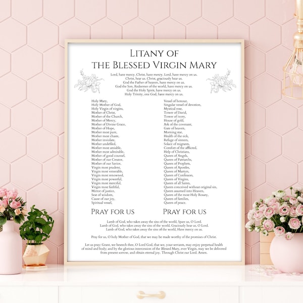 The Blessed Virgin Etsy