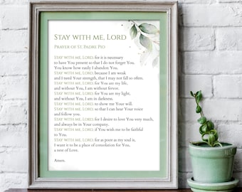 Oración al Padre Pío para imprimir: Quédate conmigo, Señor. Oración al Padre Pío. Oración al Padre Pío. Oración al Padre Pío. Devoción católica.