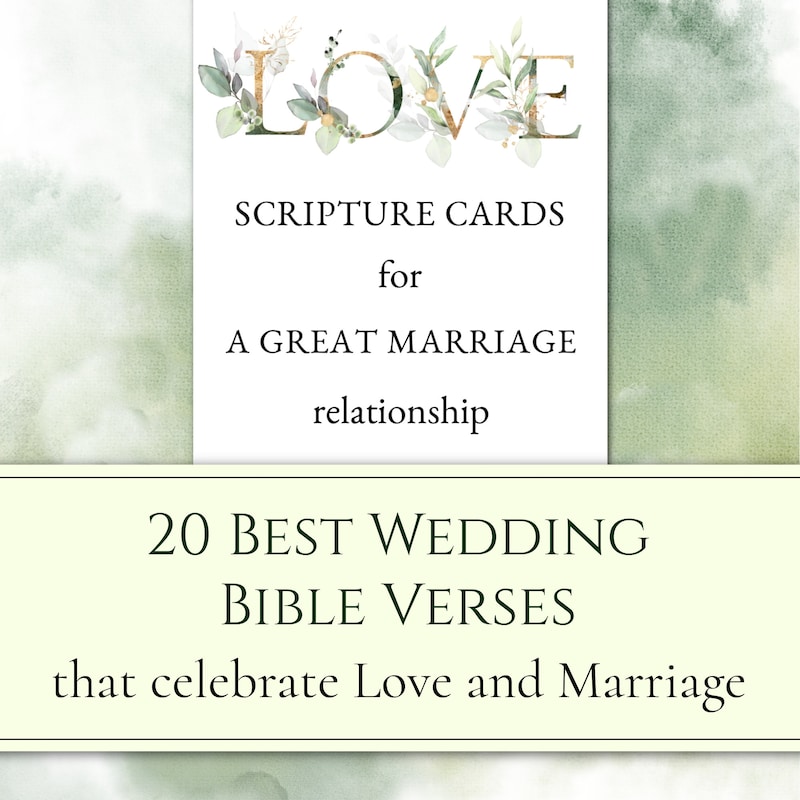 Wedding Bible Verse - Etsy