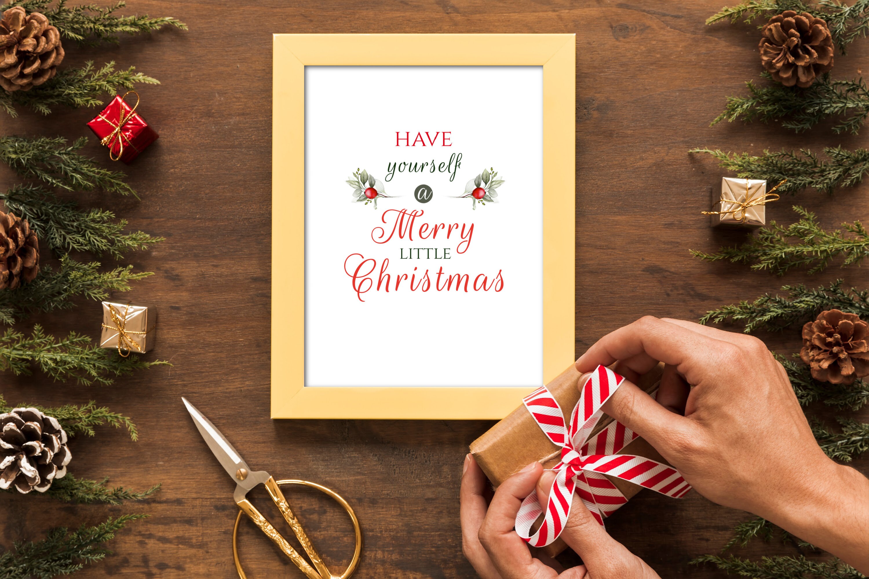 Have Yourself a Merry Little Christmas Wall Art Printable - Etsy