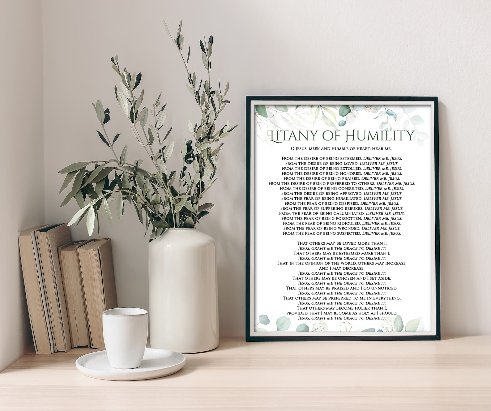 Litany of Humility Prayer Printable Humility Prayer Print Deliver Me Litany of Humility Prayer Printable Humility Prayer Print Deliver Me