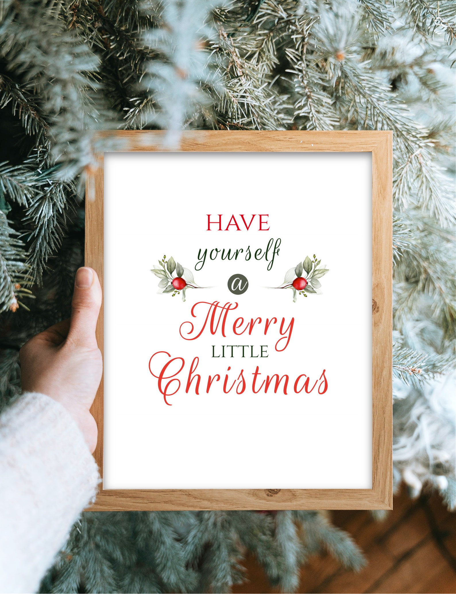 Have Yourself a Merry Little Christmas Wall Art Printable Etsy