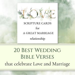Cartões de escrituras LOVE para imprimir, cartões com versículos bíblicos LOVE, cartões com versículos bíblicos LOVE para casamento, versículos bíblicos LOVE para casamento, decoração de mesa de casamento, presente de casamento