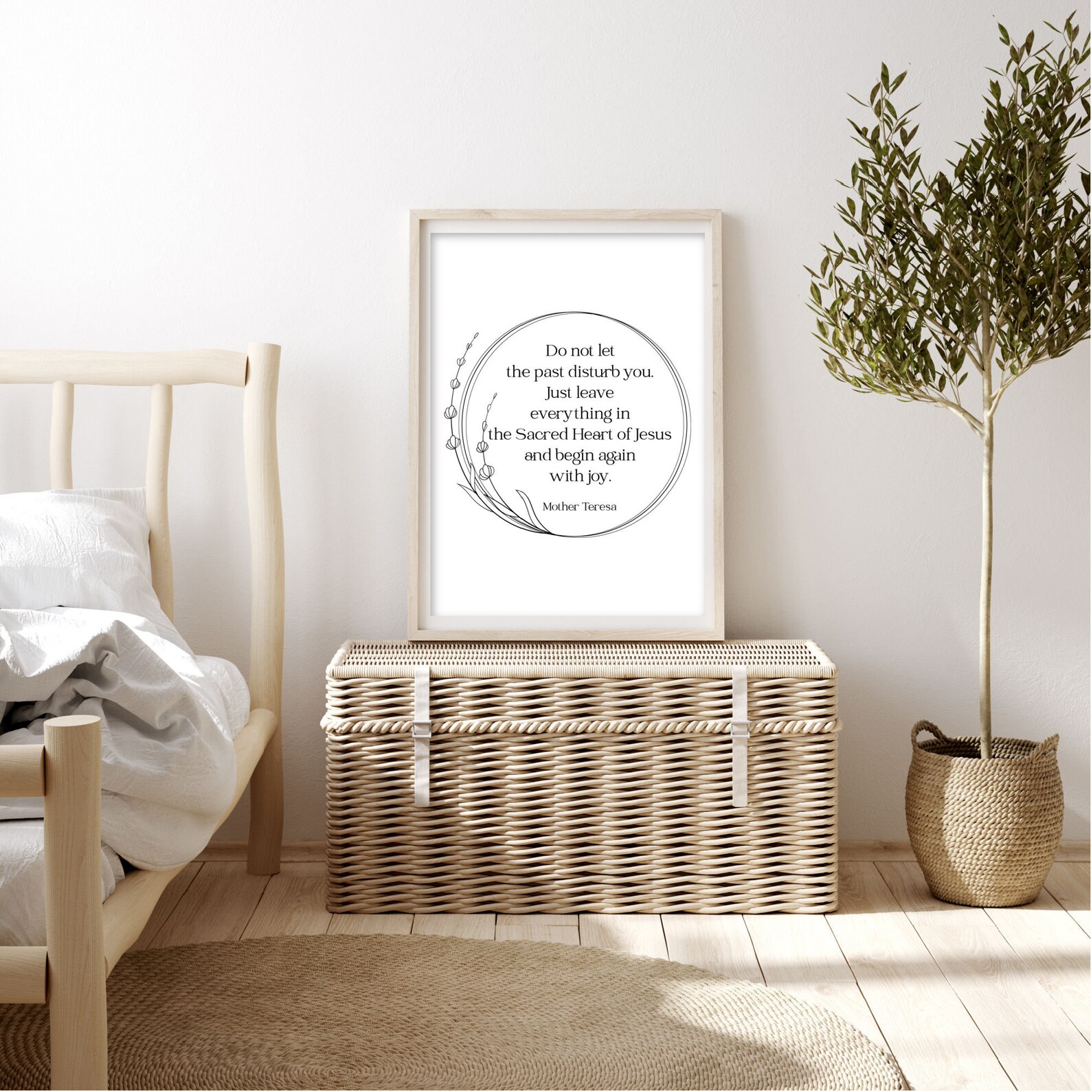 Mother Teresa Quote Print, Mother Theresa Quote Wall Art, Mother ...