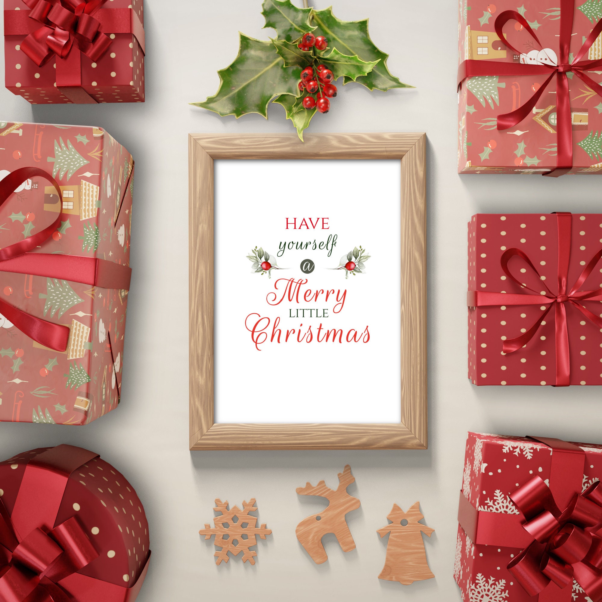 Have Yourself a Merry Little Christmas Wall Art Printable - Etsy