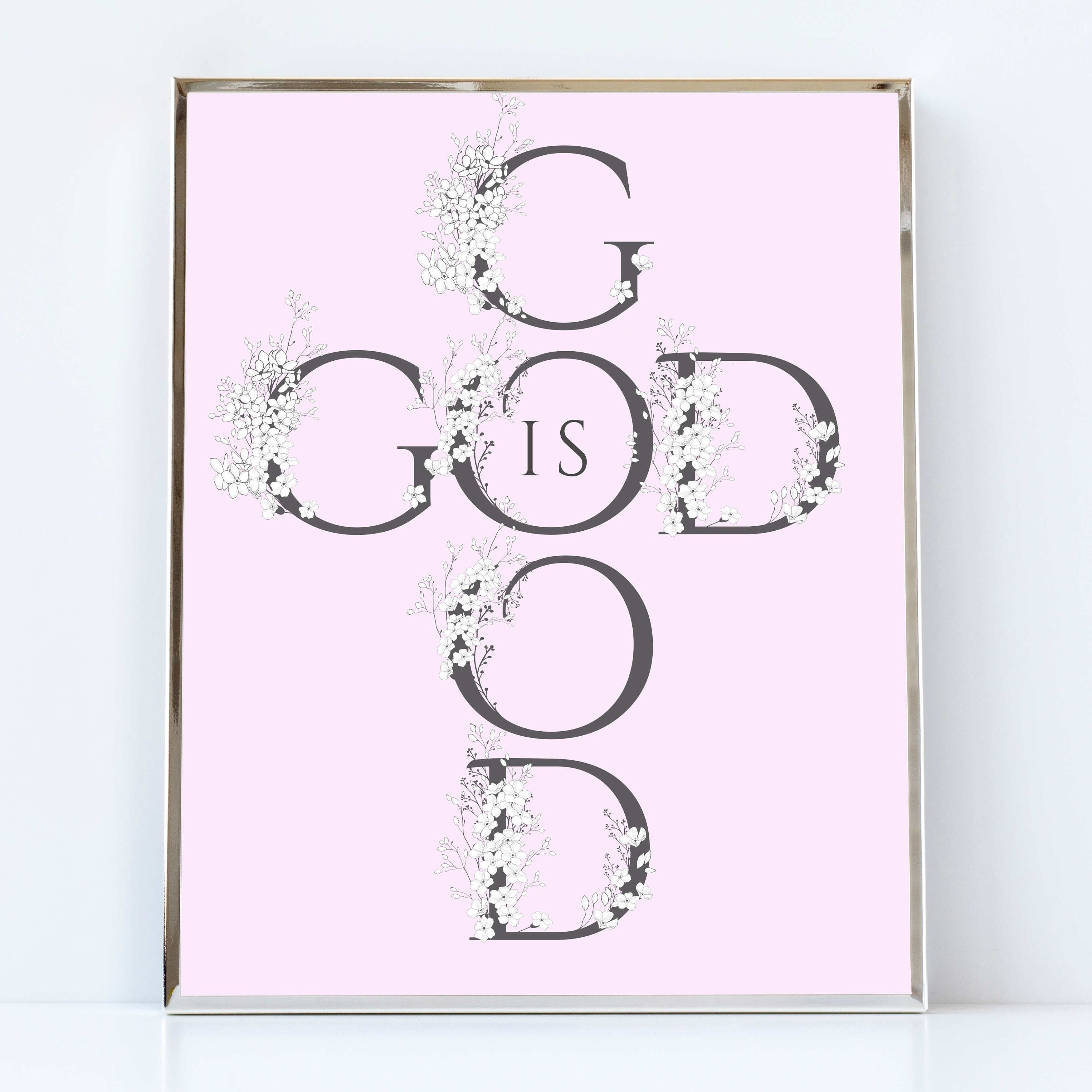God is Good Printable, Scripture Wall Decor, Bible Verse Wall Decor ...