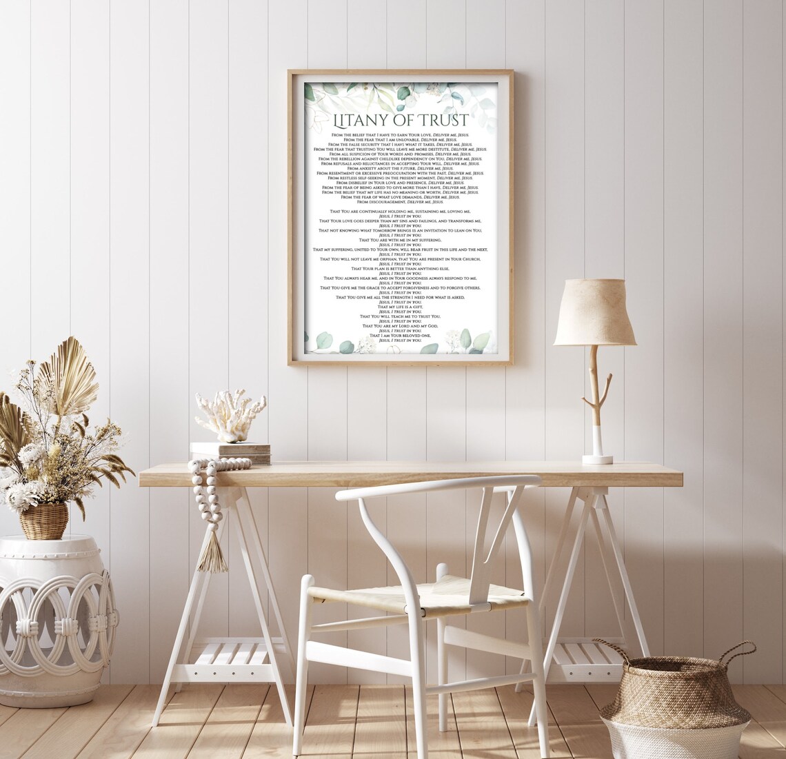 Litany of Trust Prayer Printable Jesus I Trust in You Prayer - Etsy
