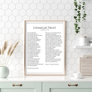 Litany of Trust Prayer Printable Jesus I Trust in You Prayer Print Litany of Trust Prayer Printable Jesus I Trust in You Prayer Print