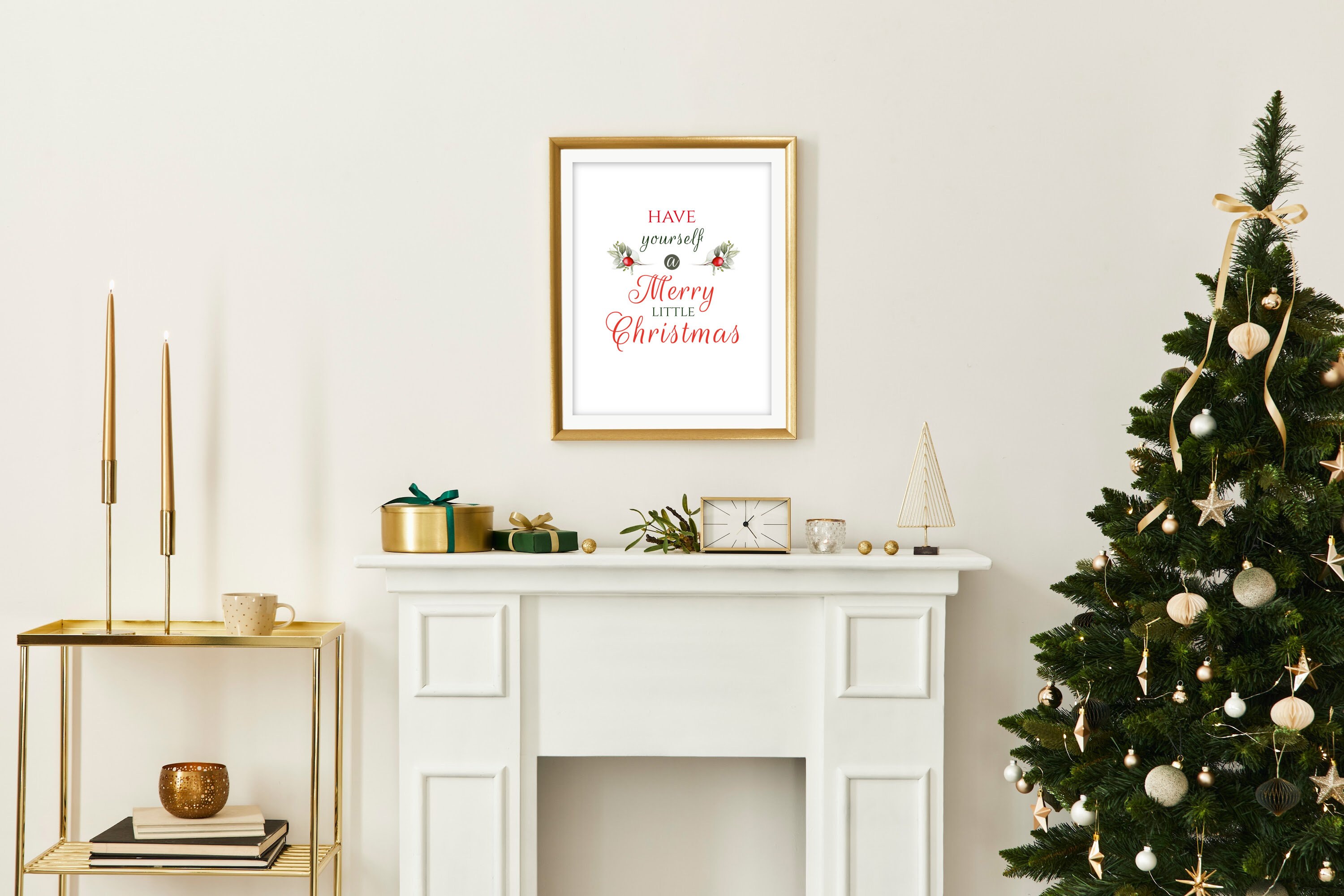 Have Yourself a Merry Little Christmas Wall Art Printable - Etsy