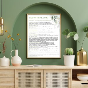 Stay With Me Lord St. Padre Pio Prayer Printable, Padre Pio Prayer, Fr ...
