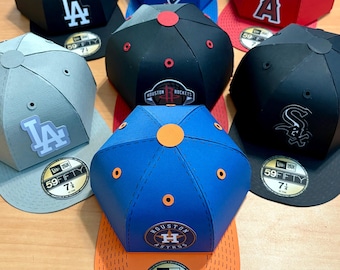 Small sports team box hats with chocolates