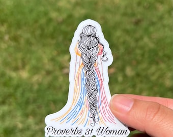 Proverbs 31 Woman Christian sticker