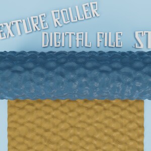 Virus Pattern | Roller Texture | Polymer Clay | Hand roller | Rolling pin | Digital STL File
