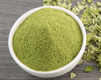 Holy Basil Powder, Tulsi Leaf Powder, Ayurvedic Herb for Tea, Smoothies & Recipes
