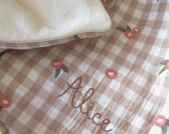 Personalized warm baby blanket