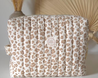 Toiletry bag, makeup bag, pouch.