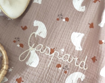 Personalized warm baby blanket