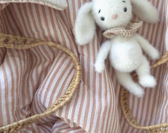 Personalized camel striped baby warm blanket