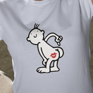 FunnyT shirt,  Kiss my butt T shirt, Funny, Rude, Sarcastic, Unisex Men&#39;s Women&#39;s T, Christmas Gift, Birthday Gift.