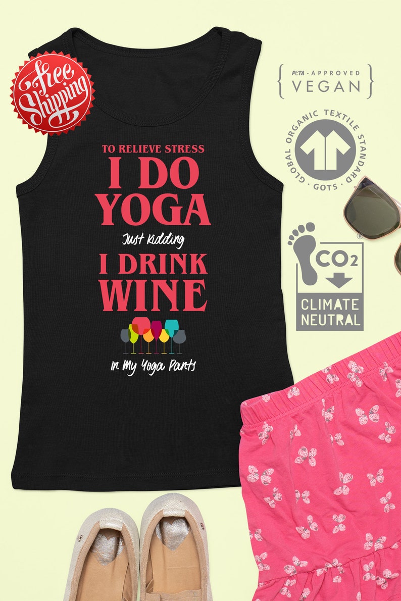 Summer shirt Yoga shirt for women Yoga vest Exercise shirt Funny Yoga T Meditation shirt Yoga shirt Inspirational shirt.