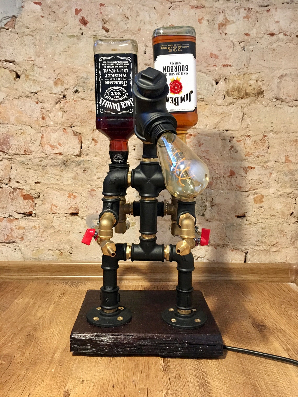 Liquor alcohol dispenser Pipe robot Night lamp Birthday Etsy